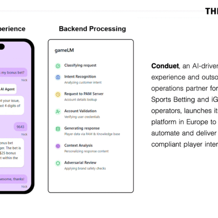 Conduet launches AI-powered gameLM in Europe to help iGaming and OSB operators scale CX efficiency