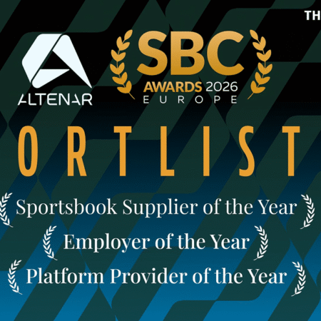 Altenar shortlisted in three categories at SBC Awards 2026