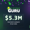 Nearly $5.3 million returned to players